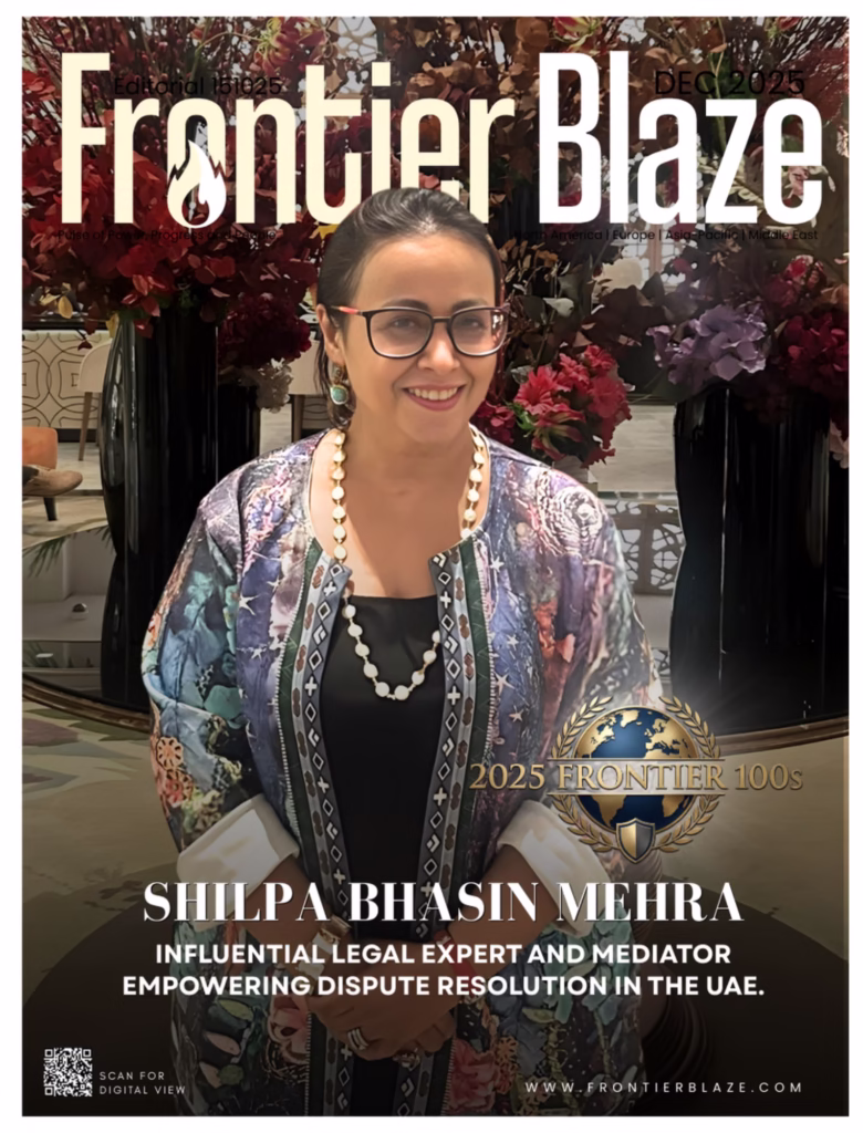 Shilpa Bhasin Mehra featured in the 2025 Frontier 100s